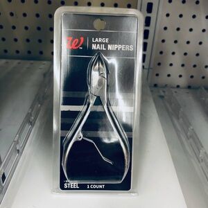 💥$12💥NEW Large Nail Nipper Clipper Cutter Stainless Steel Silver Color Unisex